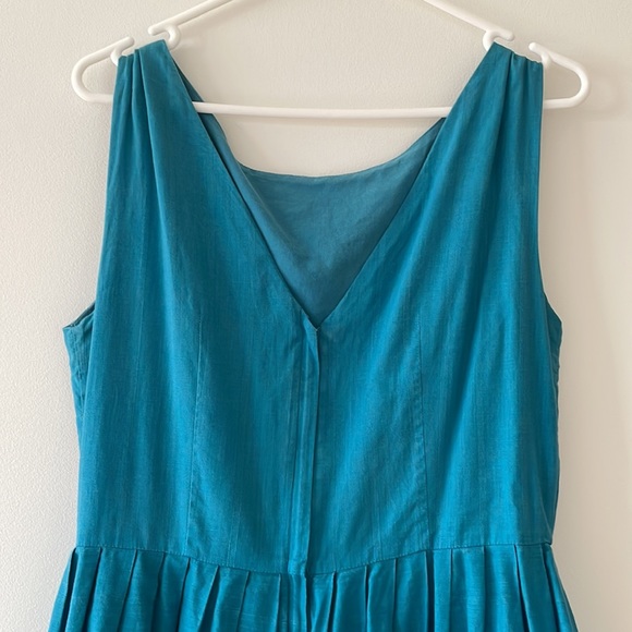 Retro 50s style cotton sundress WITH POCKETS! Size AU10 - Picture 4 of 6